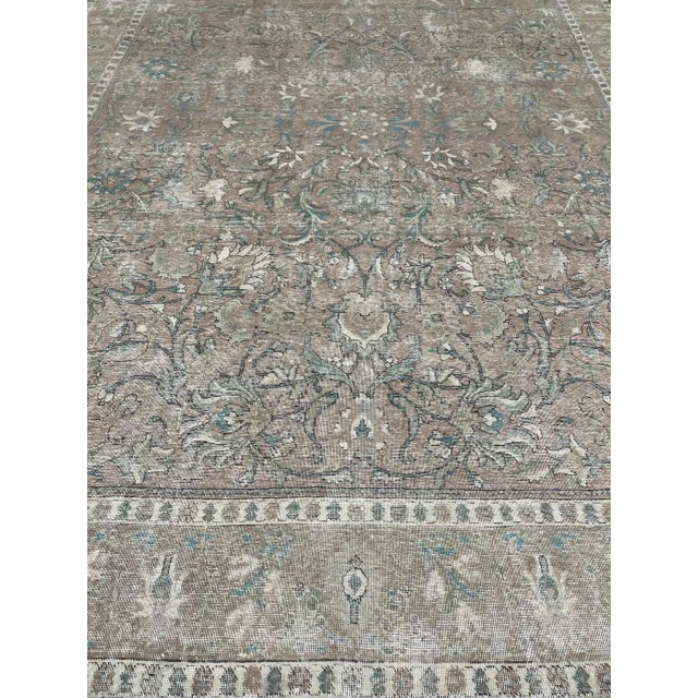 Traditional 2020s Hand Knotted Wool & Cotton Oushak Rug. 09'05" X 12'11" For Sale - Image 3 of 5
