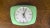 Plastic Wall Clock in Pastel Green from PRIM, 1960s For Sale - Image 7 of 8