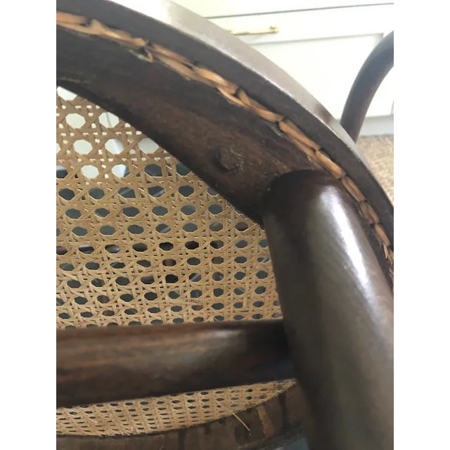 Wood Vintage Bentwood Thonet Style Chair For Sale - Image 7 of 13