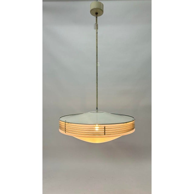 Stilnovo Aluminium and Acrylic Glass Lamp from Stilnovo, 1960s For Sale - Image 4 of 4