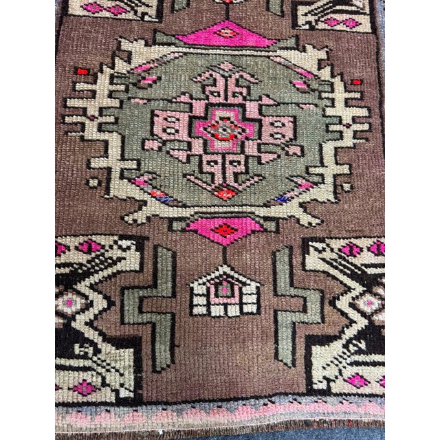 Contemporary Turkish Yastik Rug 1'9" x 2'4" For Sale - Image 3 of 5