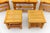 Wood Mid-Century Modern Japanese Bamboo Nesting Tables, Japan, 1950s, Set of 5 For Sale - Image 7 of 11