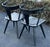Pottery Barn Pottery Barn Westan Farmhouse Style Black Dining Chairs - A Pair For Sale - Image 4 of 12