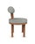 Contemporary Moca Chair in Safire 12 Fabric and Smoked Oak by Studio Rig for Collector For Sale - Image 3 of 7