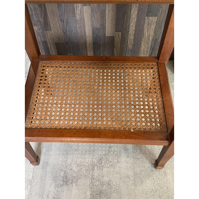 Vintage Side Table in Cherry Wood, 1950 For Sale - Image 18 of 18