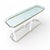 1980s Vintage Charles Hollis Jones Style Clear Acrylic and Brass Console Table For Sale - Image 5 of 12