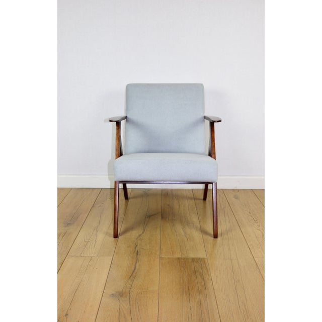 Vintage Like Var Armchair in Blue Turquoise, 1970s For Sale - Image 4 of 12