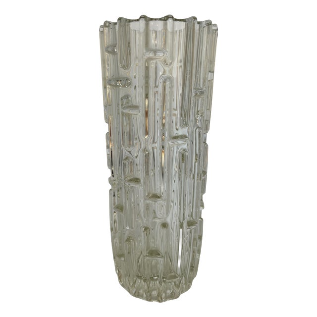 Maze Vase by Frantizek Visner for Sklo Union, 1960s For Sale