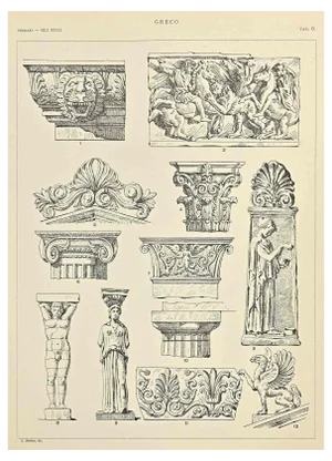 A. Alessio, Greek Decorative Style, Chromolithograph