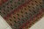 1960s 1960s Vintage Distressed Zeki Müren Rug in Red, Gold, Blue, Pink Retro Pattern For Sale - Image 5 of 7