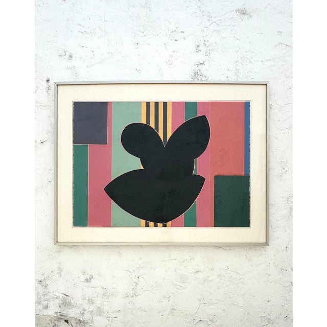 A Vintage Geometric Block Print on Paper could be a striking and intricate work of art, characterized by bold, clean...
