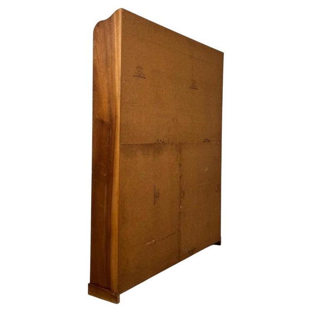 Brown Large Antique Walnut Open Bookcase, 1900s For Sale - Image 8 of 10