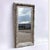 HUGE Dressing Full Length Mirror. Silver Frame 180 cms tall, 93 cms wide. Has fixing brackets to rear.
