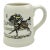 Vintage Paul Brown Equestrian Polo Player Ceramic Mug For Sale