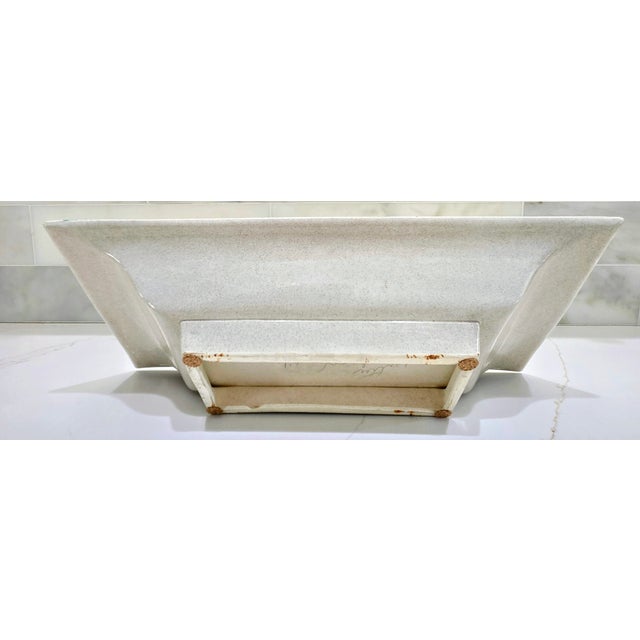 Green Walter Wilson Pasadena California Pottery Tray #510 — Signed MCM Mid-Century Studio Ceramic Dish For Sale - Image 8 of 10