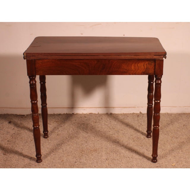 Game Table in Mahogany, 1800s For Sale - Image 9 of 12