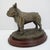 Douglas Gray French Bulldog Cold Cast Bronze Resin Statue Figurine For Sale - Image 4 of 10