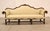 Antique Italian Rococo Carved Walnut Frame Long Sofa For Sale - Image 12 of 18