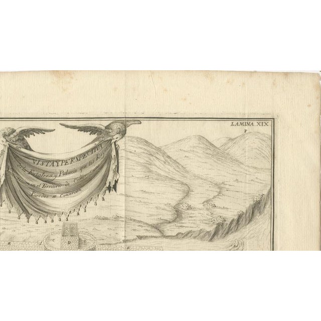 Jorge Juan y Santacilia and Antonio de Ulloa, Inca Palace in Peru, 1748, Print For Sale - Image 9 of 10