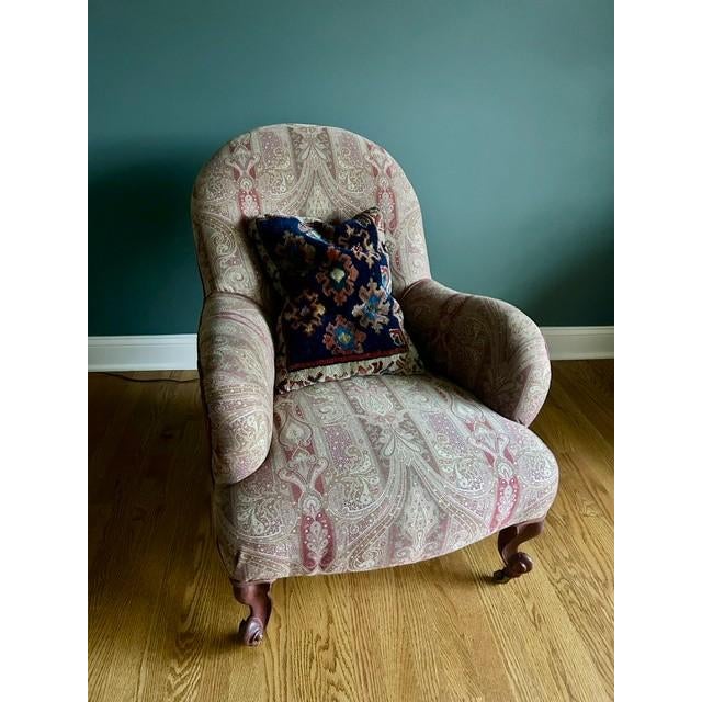 Antique Late 19th Century English Slipper Chair For Sale - Image 13 of 13