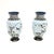 Vintage Japanese Cloisonne Vases, 1950, Set of 2 For Sale - Image 3 of 11