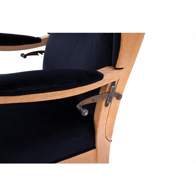 Set of Reclining Chair with Ottoman, 1940s For Sale - Image 16 of 18