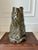 Vintage Large Handcrafted Brutalist Ceramic Vase in Olive Green & Brown For Sale - Image 10 of 18