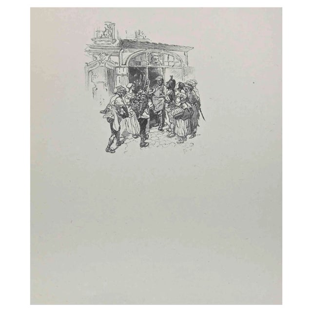 Hégésippe Moreau, Petits Contes à ma Sœur, Lithograph, 1838 For Sale