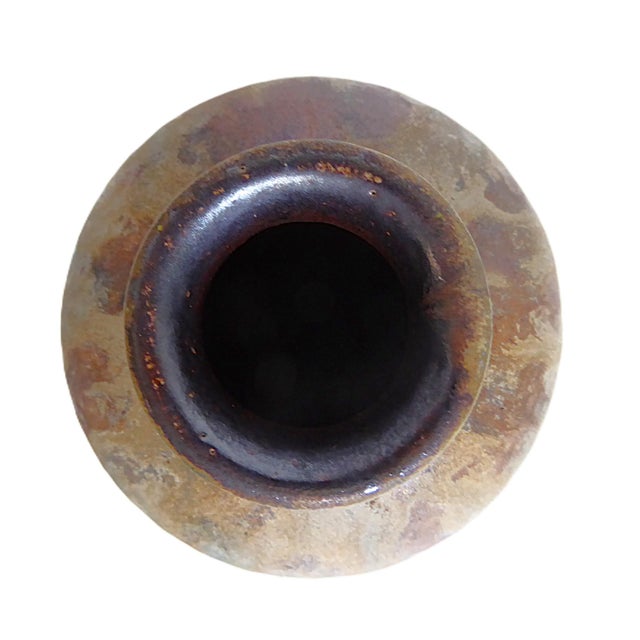 1930s Art Deco Period Gres Stoneware Vase Satin Finish by Roger Guérin , Belgium 1930s For Sale - Image 5 of 9
