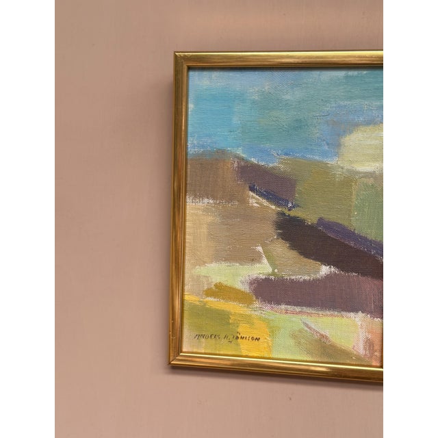 Anders A. Jönsson, Sommardag Krokås, 1960s, Oil Painting on Panel, Framed For Sale - Image 6 of 17