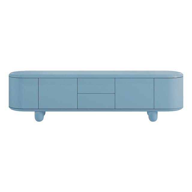 Explorer Sideboard in Blue High Gloss Lacquer by Jaime Hayon, 2023 For Sale
