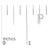 Early 21st Century 10K White Gold 1/10 Cttw Diamond 'P' Initial Stud Earring For Sale - Image 5 of 5