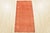 Contemporary Gabbeh Rug 2’3” X 4’6” Rust Wool Contemporary Hand-Knotted Carpet For Sale - Image 3 of 13