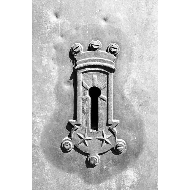 2020s Set of 6 - 'Antique Locks' - Unframed Contemporary Black and White Gallery Wall of Photographs Installation For Sale - Image 5 of 8