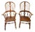 Mid 19th Century Yorkshire Windsor Arm Chairs - a Pair For Sale