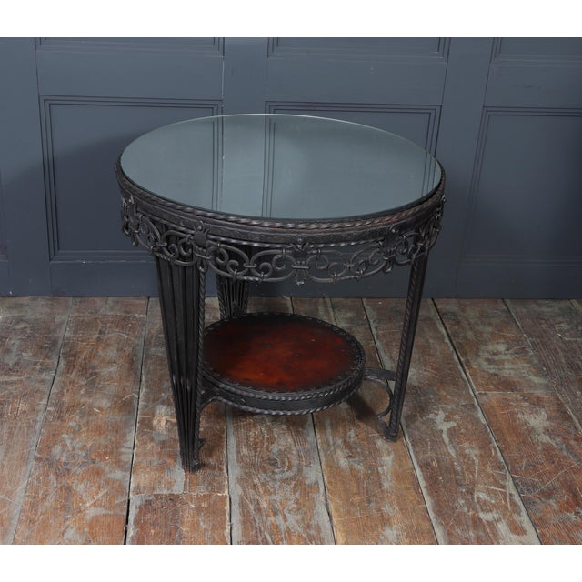 Art Deco French Wrought Iron Coffee Table, 1930s For Sale - Image 18 of 18
