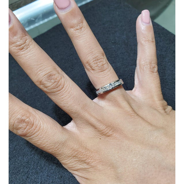 ♥ Product Summary ♥ Main Stone: Diamonds Approx. Diamond Carat Weight: .84cttw Diamond Cut: Princess Diamond Color: G/H...