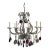 Crystal Chandelier, Transitional Elegance, 10 Arm Candle Style Lights, 35 Crystals For Sale
