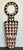 Wood Vintage Tribal Geometric Painted Wood Shield For Sale - Image 7 of 13