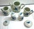 Enesco, Apparence Vintage Enesco "Bluebird" Ceramic Tea Set Featuring a "Home Sweet Home" For Sale - Image 4 of 10