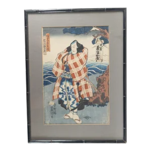 19th Century Japanese Ukiyo-E Woodblock by Utagawa Kunisada (Toyokuni Iii)