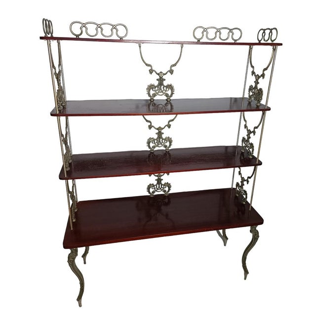 Vintage Mahogany Bookcase, 1930s For Sale - Image 4 of 8