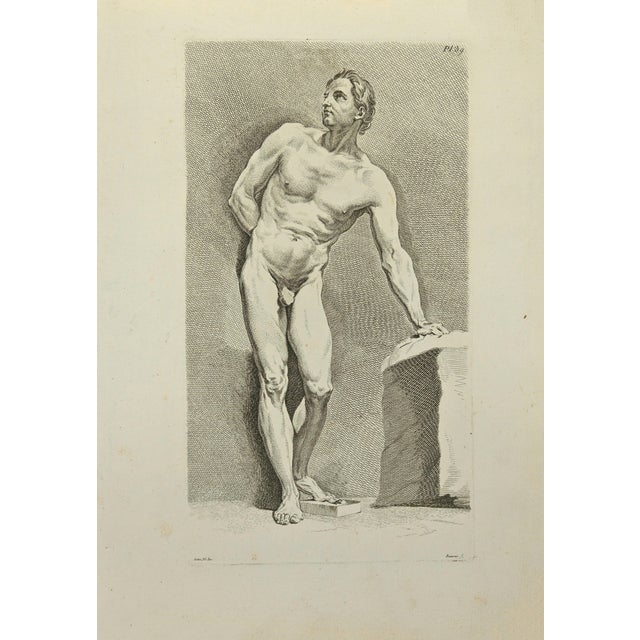 Nicolas-Dauphin de Beauvais, Figure, Etching, 18th Century For Sale