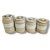 Petteford Canisters W/ Lid Birds Design Set of 4 For Sale - Image 4 of 13