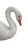 Boho Chic Vintage Late 20th Century Leather Swan Sculpture by Frederico For Sale - Image 3 of 5