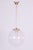 Mid-Century Chandelier in Glass and Brass by Kamenický Šenov, Czech, 1960s For Sale - Image 10 of 10