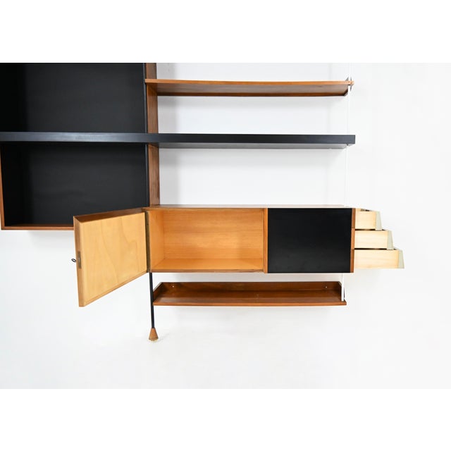 1950s Wall Unit by Luigi Fornasari, 1950s For Sale - Image 5 of 14