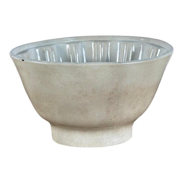 Antique English Victorian Ceramic Jelly Mould For Sale