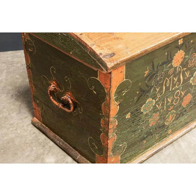 Early 19th Century Swedish Marriage or Dowry Chest For Sale - Image 14 of 16