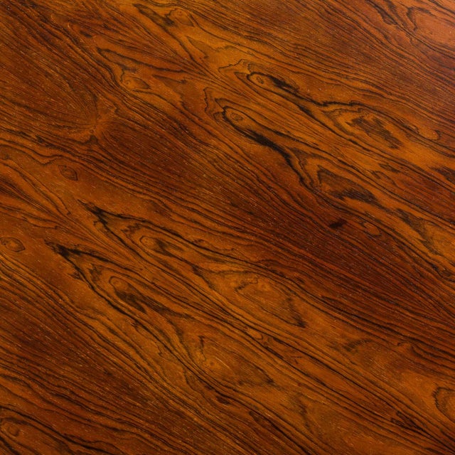 Wood Rosewood Coffee Table by Johannes Andersen for CFC Silkeborg, Denmark, 1960s For Sale - Image 7 of 14